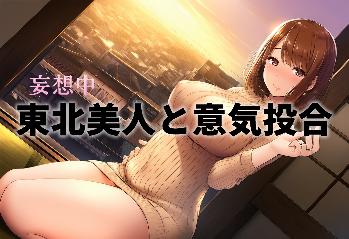 【明日葉みつは×村上悠華】出張先で出会った東北美人、方言コンカフェから始まる冬の密着逆3P